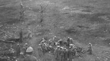 Notre Infanterie a Verdun; Apres le combat : nos soldats, maitres du terrain..., 1916. Creator: Unknown