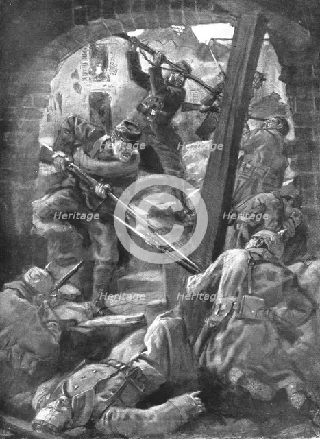 ''Notre offensive d'Artois; Maison par Maison', 1915. Creator: Lucien Jonas.