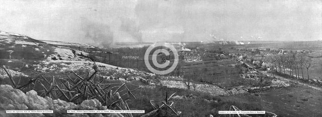 ''Notre offensive d'Artois; Ce panorama montre l'assemble du champ de bataille', 1915. Creator: Unknown.