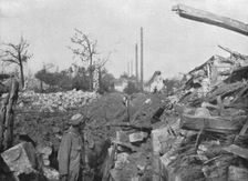 Notre offensive d'Artois; les dernieres maisons d'Ablain 1915 Creator: Unknown