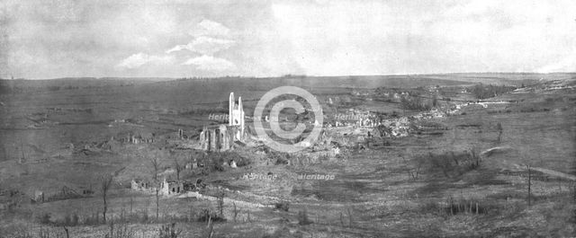 'Notre offensive d'Artois; Terrain reconquis, Ablain-Saint-Nazaire et Carency', 1915. Creator: Unknown.
