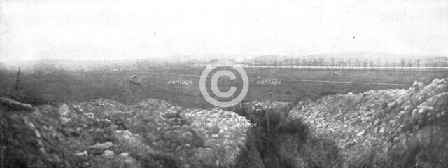 'Notre offensive du 15 decembre 1916; La gauche du champ de bataille: le village de Bras et la Meuse Creator: Unknown.