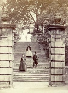 Nottingham Castle before restoration, Nottinghamshire, c1870. Creator: Allen and Sons