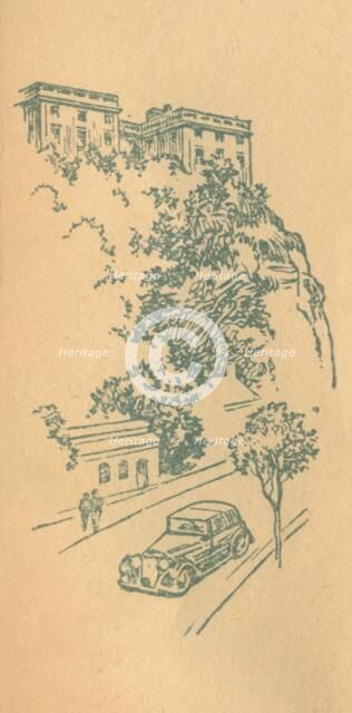 'Nottingham Castle', c1936. Artist: Unknown.