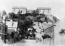 Nottingham Castle from the west, Nottinghamshire, c1890(?). Creator: Samuel Kirk