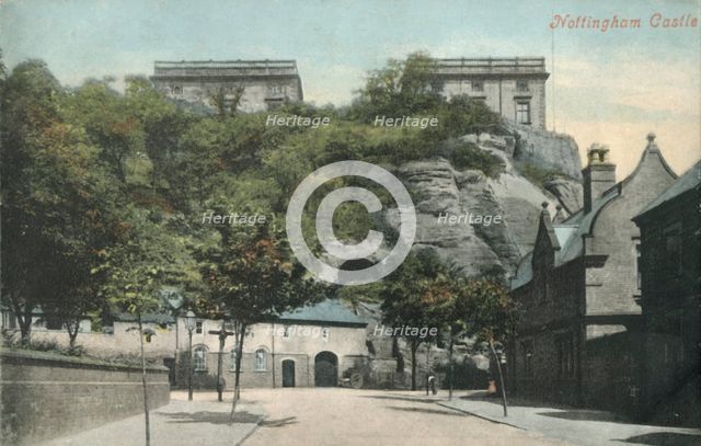 'Nottingham Castle', late 19th-early 20th century.  Creator: Unknown.