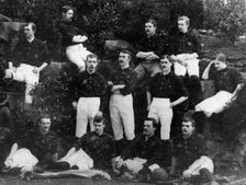 Nottingham Forest Football Club team photograph, 1884-1885. Creator: Unknown