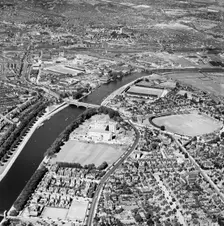Nottingham, Nottinghamshire, 1949. Artist: Aerofilms