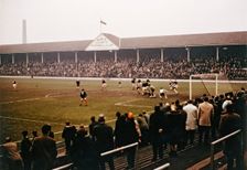 Notts County football match, Meadow Lane, Nottingham, Nottinghamshire, 1968. Creator: George L Roberts