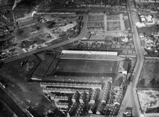 Notts County football ground, Meadow Lane, Nottingham, Nottinghamshire, 1927. Creator: Surrey Flying Services