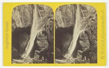 Nourmahal Cascade, and Gold Hunter's Cave, 1875/99. Creator: H. D. Udall