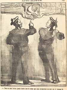 Nous ne nous serions jamais douté tout de même..., 1870. Creator: Honore Daumier
