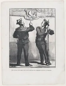 Nous ne nous serions jamais doutés tout de même..., 1870. Creator: Honore Daumier