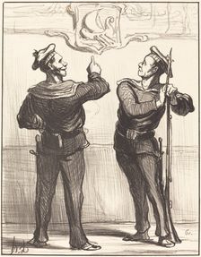 Nous ne nous serions jamais doutés tout de même..., 1870. Creator: Honore Daumier
