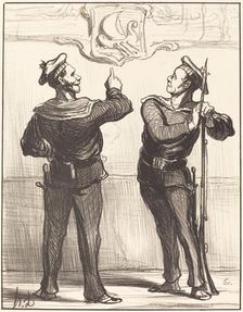 Nous ne nous serions jamais doutés tout de même..., 1870. Creator: Honore Daumier