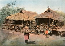 Nouvelle-Guinee. Karapuna. Village Indigene (Papua New Guinea. Karapuna. Native Village), 1900. Creator: Unknown