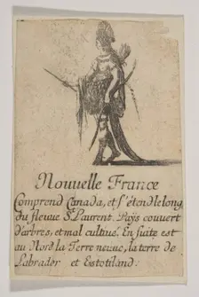 Nouvelle France, 1644. Creator: Stefano della Bella