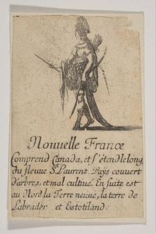 Nouvelle France, 1644. Creator: Stefano della Bella