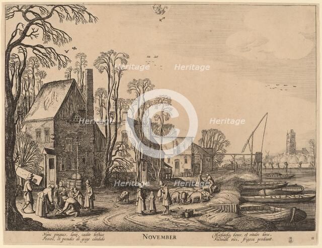 November. Creator: Jan van de Velde II.