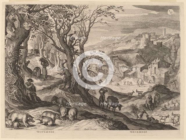 November and December, 1615. Creator: Aegidius Sadeler II.