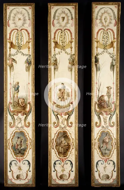 November and December (part of a set illustrating the months of the year), 2nd quarter 18th century. Creator: Unknown.