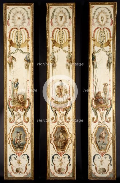 November and December (part of a set illustrating the months of the year), 2nd quarter 18th century. Creator: Unknown.