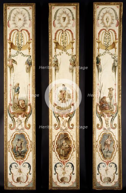 November and December (part of a set illustrating the months of the year), 2nd quarter 18th century. Creator: Unknown.