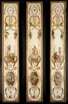 November and December (part of a set illustrating the months of the year), 2nd quarter 18th century. Creator: Unknown