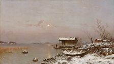 November Evening, 1889. Creator: Hjalmar Munsterhjelm