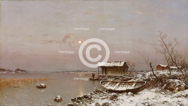 November Evening, 1889. Creator: Hjalmar Munsterhjelm.