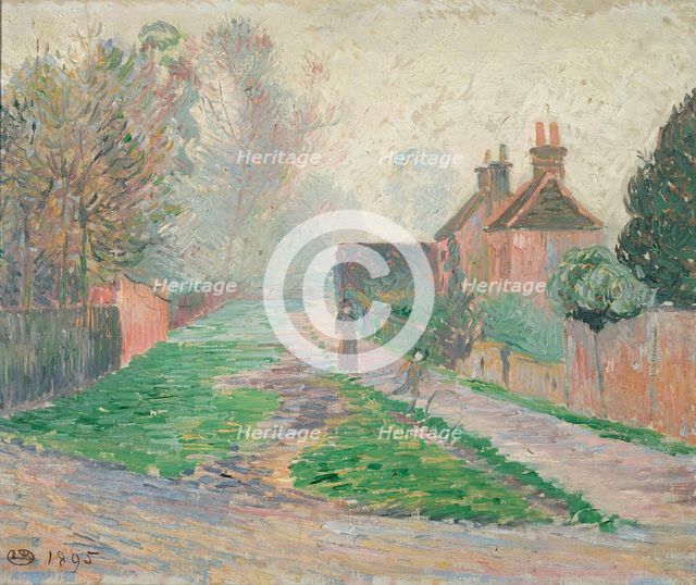November Morning, Epping, 1895. Artist: Lucien Pissarro.