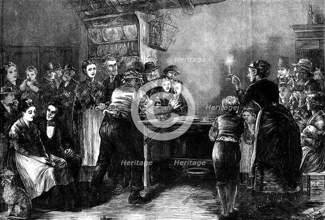 "November Night" in Ireland, 1871. Creator: F Wentworth.