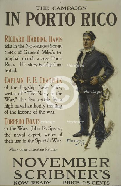 November Scribner's, c1898. Creator: Howard Chandler Christy.