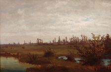 November (Swamps on the Sile), 1870s. Creator: Ciardi, Guglielmo (1842-1917)