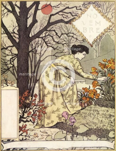 'Novembre', 1896. Creator: Eugene Samuel Grasset.