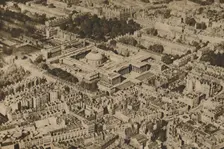 Novel View of the British Museum Surrounded By The Massed Trees of Bloomsbury c1935. Creator: Surrey Flying Services