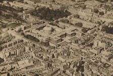 Novel View of the British Museum Surrounded By The Massed Trees of Bloomsbury c1935. Creator: Surrey Flying Services