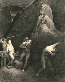 "Now mark how I do rip me! lo! How is Mahomet mangled!" c1890. Creator: Gustave Doré