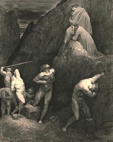 "Now mark how I do rip me! lo! How is Mahomet mangled!" c1890. Creator: Gustave Doré