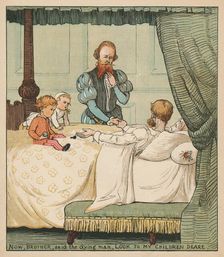 Now, Brother, said the dying man, Look To My Children Deare c1878. Creator: Randolph Caldecott