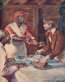 "Now for the cake," said Mas'r George 1929. Creator: Unknown