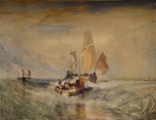 Now for the Painter (Rope) Passengers Going on Board 1827, (1938). Artist: JMW Turner