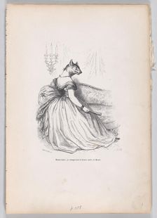 Now, I understand the mother wolf of Rome from Scenes from the Private and Public L..., ca. 1837-47. Creator: Louis-Henri Brevière