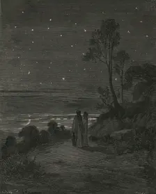 Now was the day departing c1890. Creator: Gustave Doré