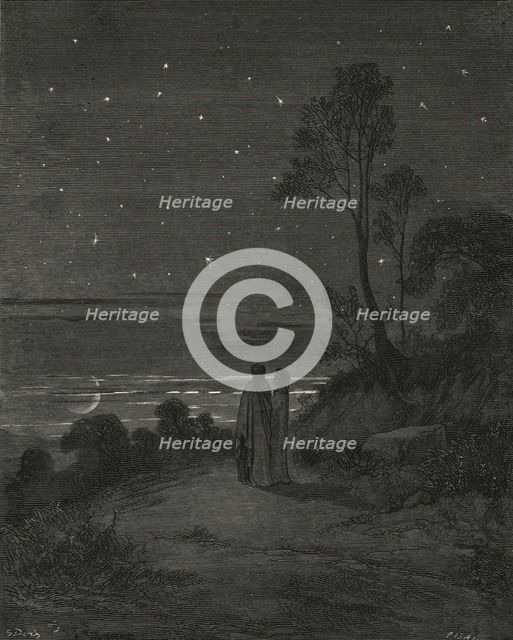 'Now was the day departing', c1890.  Creator: Gustave Doré.