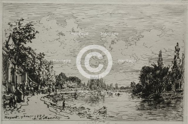 Noyant, 1883. Creator: Maxime Lalanne (French, 1827-1886).