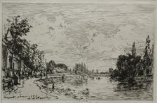 Noyant, 1883. Creator: Maxime Lalanne (French, 1827-1886)