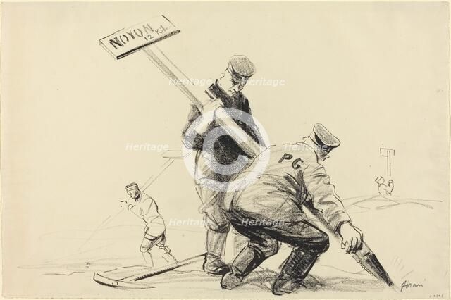 Noyon, c. 1914/1919. Creator: Jean Louis Forain.