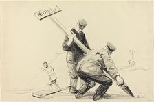 Noyon, c. 1914/1919. Creator: Jean Louis Forain