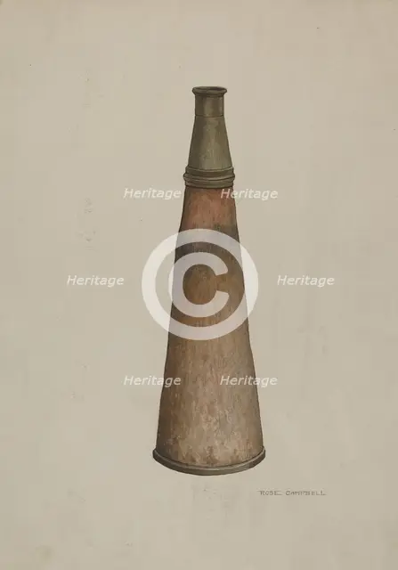 Nozzle, 1935/1942. Creator: Rose Campbell-Gerke.